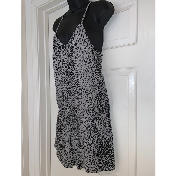 Bobi Leopard Slub Romper in Grey –– NWT - Picture 10 of 17